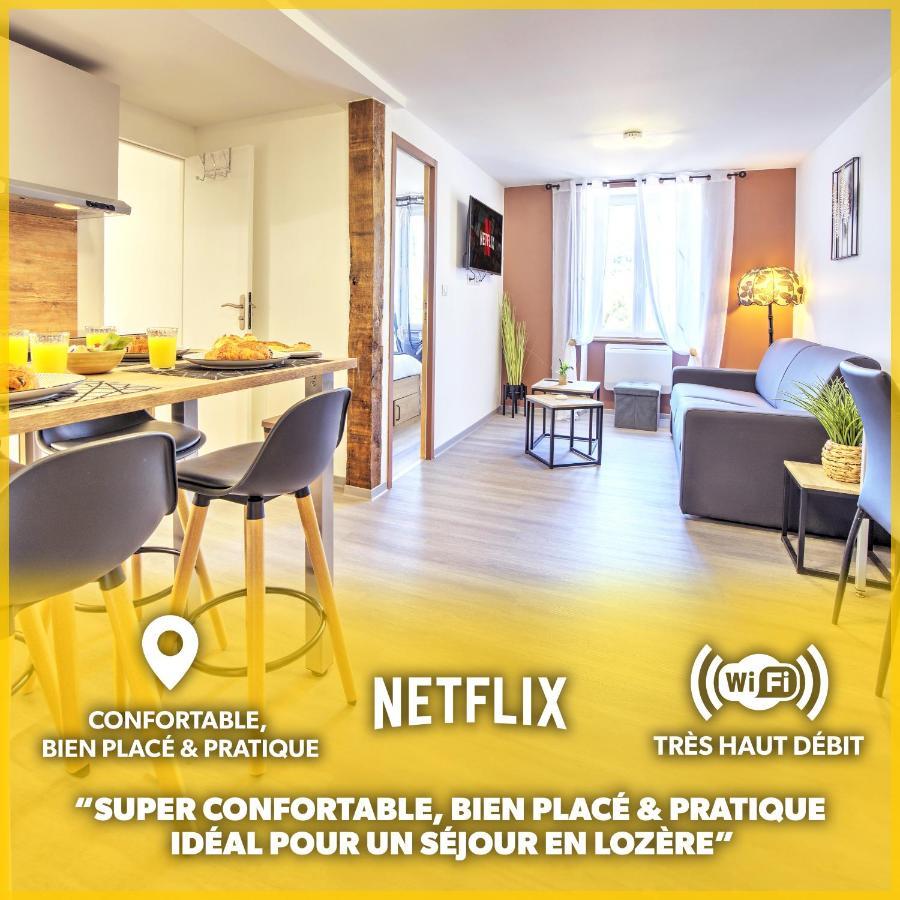 Le Sabot - Netflix/Wi-Fi Fibre/Terasse - 4 Pers Apartment Banassac Ngoại thất bức ảnh
